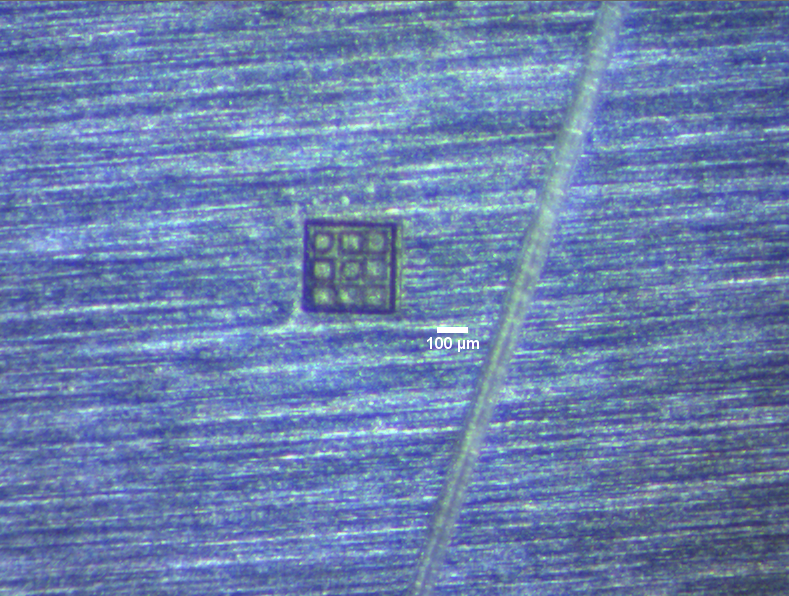 Hello CBA micromachined logo