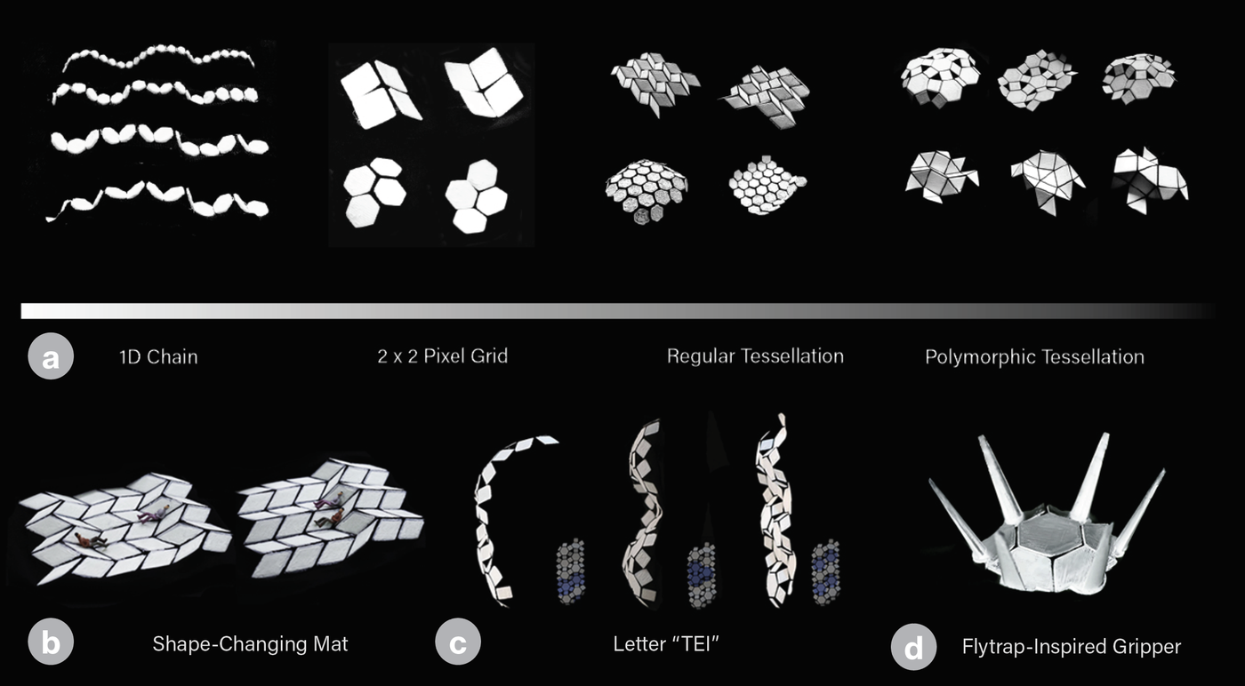 PixBric self-shaping textiles
