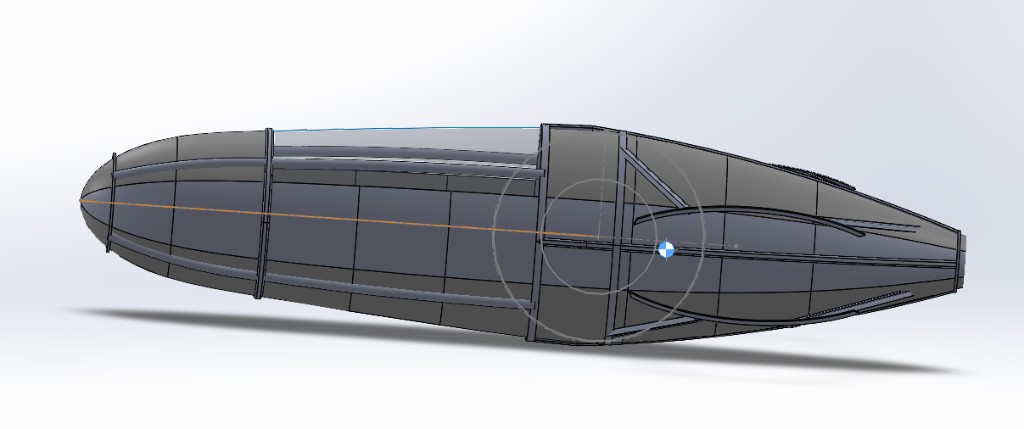 Cygnus IV hull CAD model